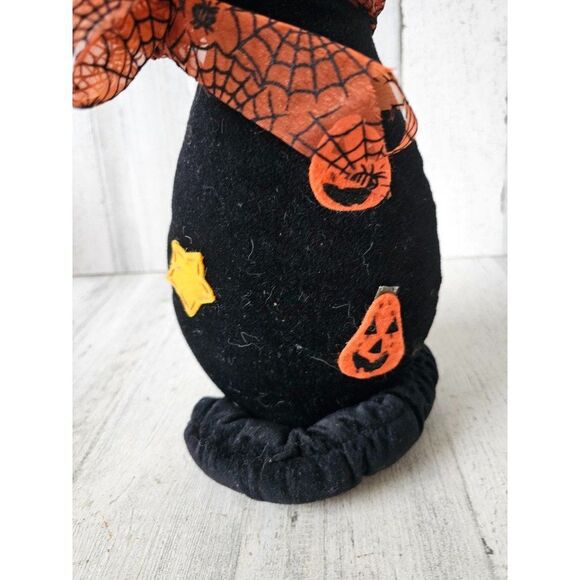Shabby chic cat Halloween decor plush bean - Picture 3 of 9